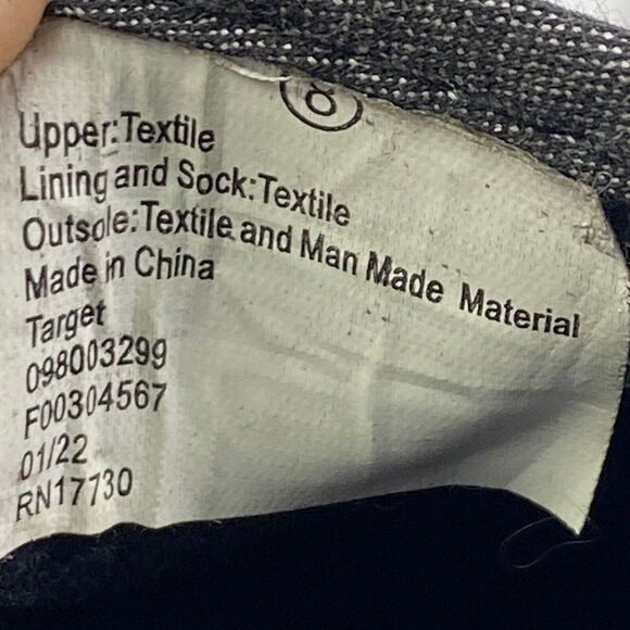 Goodfellow & Co Men's Size 8 Slip-on Shoes Casual Sneakers Charcoal Gray Canvas - Picture 9 of 9